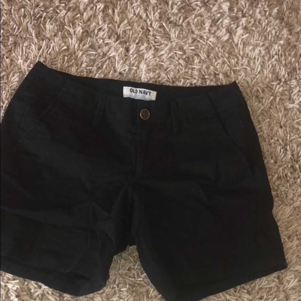 Black old navy shorts